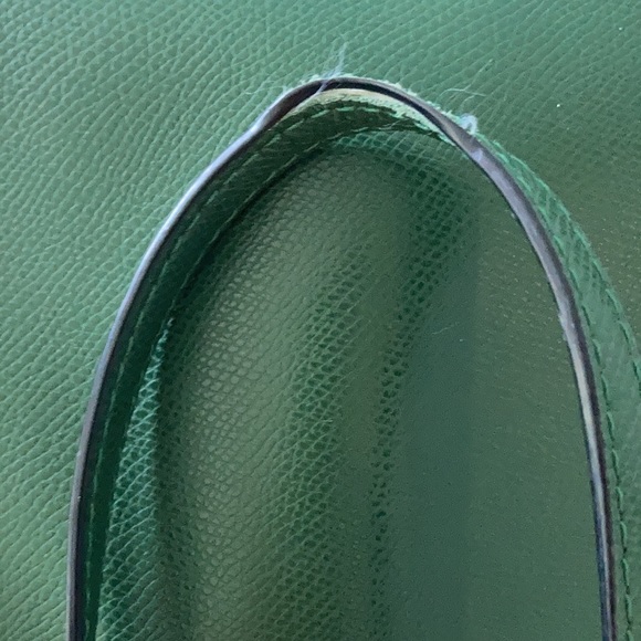 COACH Turnlock Tote Crossgrain Lthr Grass/Dk Nickl - Picture 7 of 10